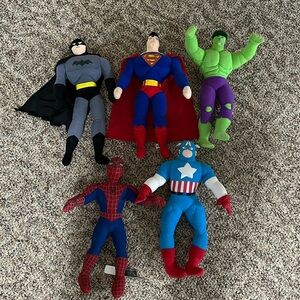 Vintage Marvel and DC superhero’s 16” tall